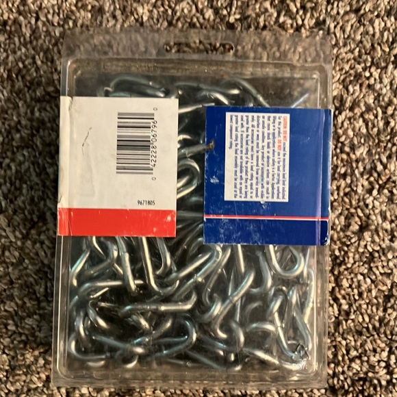 PEERLESS PORCH SWING & GUARD CHAIN 10 ft. 1/0 Twist Link Coil Zinc 415 Lbs. Max. - Picture 3 of 3